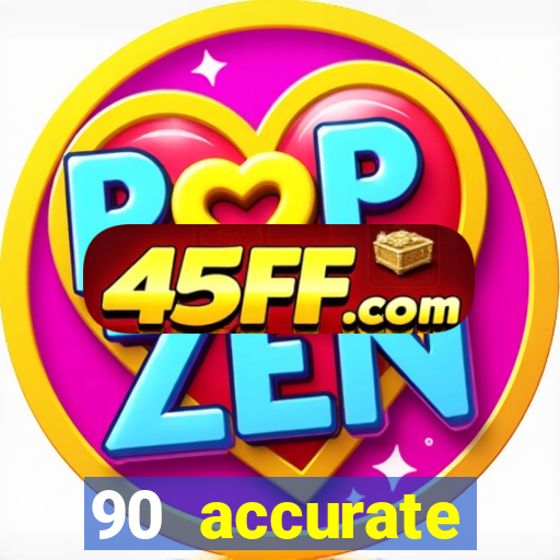 90 accurate football predictions